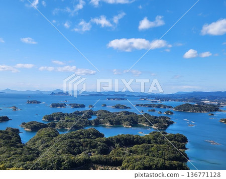 從天海峰看到的九十九島 從天海峰看到的九十九島 136771128