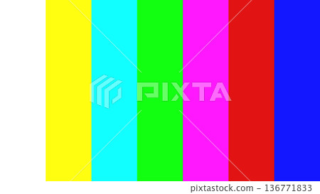 Color bar style illustration material 16:9 size background material Color bar style illustration material 16:9 size background material 136771833