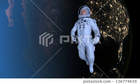 宇航員和地球 136774639