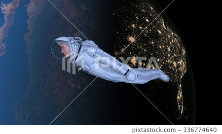 宇航員和地球 136774640