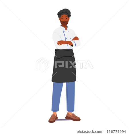 Restaurant Chef Is A Skilled Culinary Professional Character Who Crafts Delicious Dishes, Explores Creativity In Kitchen Restaurant Chef Is A Skilled Culinary Professional Character Who Crafts Delicious Dishes, Explores Creativity In Kitchen 136775994