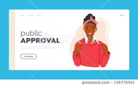 Public Approval Landing Page Template. Confident Woman Pointing To Herself With A Positive Expression On Her Face Public Approval Landing Page Template. Confident Woman Pointing To Herself With A Positive Expression On Her Face 136776501