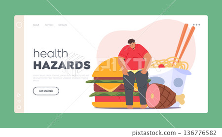 Health Hazards Landing Page Template. Overweight Man Struggles To Close Undersized Pants Due To Excessive Girth Health Hazards Landing Page Template. Overweight Man Struggles To Close Undersized Pants Due To Excessive Girth 136776582