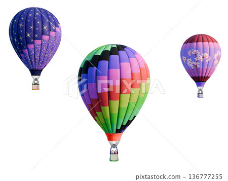 彩色氣球 - 3 個氣球 136777255