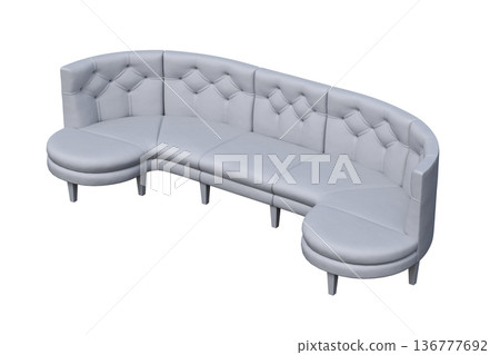 sofa isolate on a transparent background, interior furniture, 3D illustration, cg render sofa isolate on a transparent background, interior furniture, 3D illustration, cg render 136777692