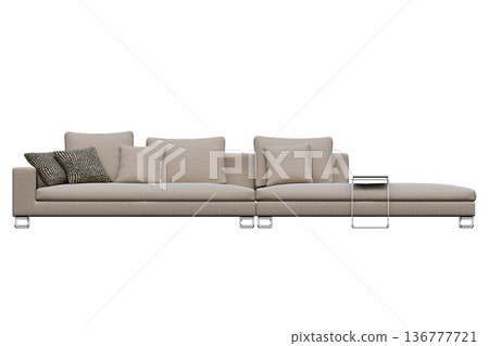 sofa isolate on a transparent background, interior furniture, 3D illustration, cg render sofa isolate on a transparent background, interior furniture, 3D illustration, cg render 136777721