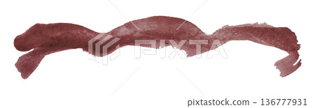 brown brush isolated on transparent background brown watercolor brown brush isolated on transparent background brown watercolor 136777931