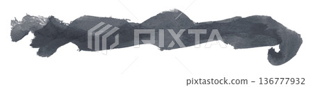 dark gray brush isolated on transparent background dark gray watercolor dark gray brush isolated on transparent background dark gray watercolor 136777932