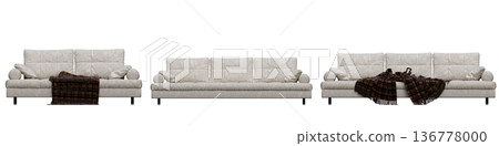 sofa isolate on a transparent background, interior furniture, 3D illustration, cg render sofa isolate on a transparent background, interior furniture, 3D illustration, cg render 136778000