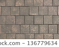Old paving stone texture 136779634