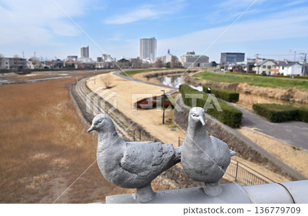 Walking in Koshigaya: From Shirakobato Bridge, the Motoarakawa River and Kawarasone Dam, Sagamicho, Koshigaya City 136779709