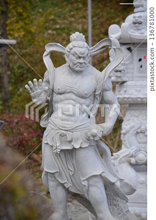 Landscape with Kannon statue Landscape with Kannon statue 136781000