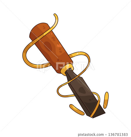 Illustration of chisel Illustration of chisel 136781383