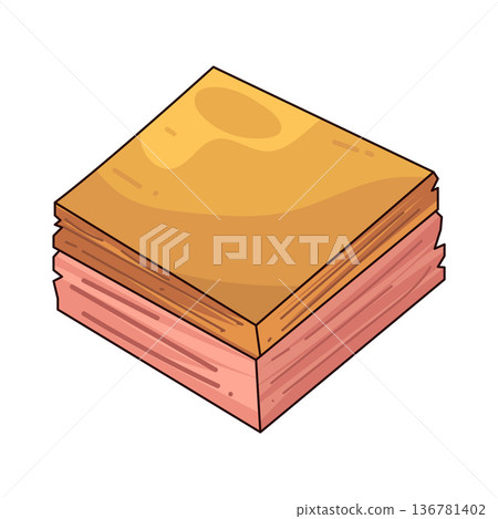 Illustration of sticky note Illustration of sticky note 136781402