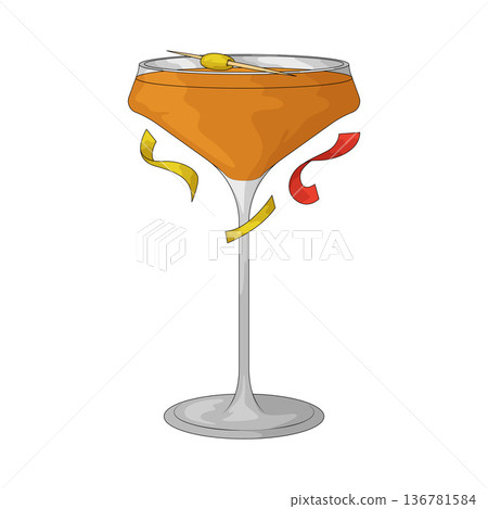 Illustration of cocktail   136781584