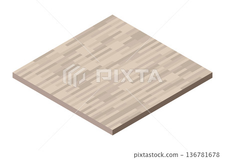Isometric wooden floor. Isometric hardwood floor. Vector illustration Isometric wooden floor. Isometric hardwood floor. Vector illustration 136781678