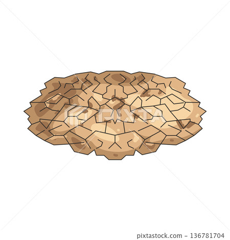 Illustration of Dry land 136781704