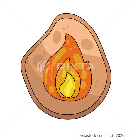 Illustration of Heating Illustration of Heating 136782653