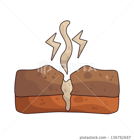 Illustration of Geothermal Illustration of Geothermal 136782687