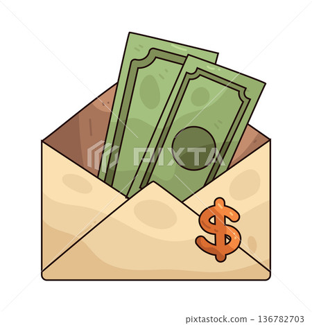 Illustration of salary Illustration of salary 136782703