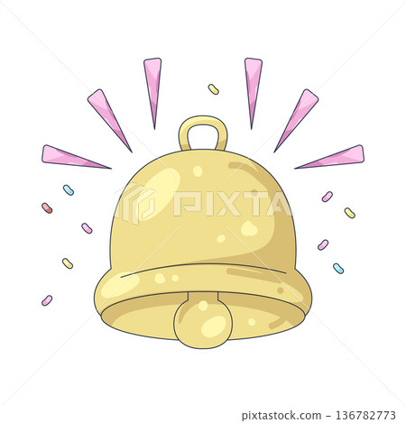 Illustration of bell  136782773