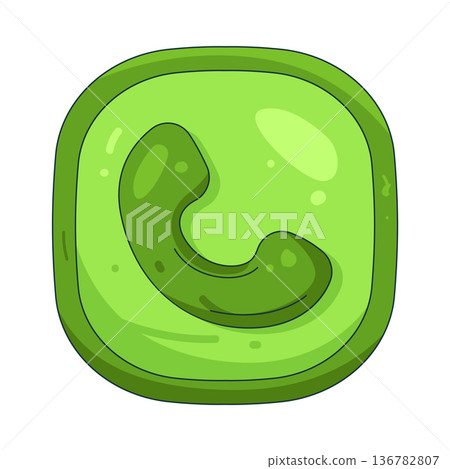 Illustration of call button Illustration of call button 136782807