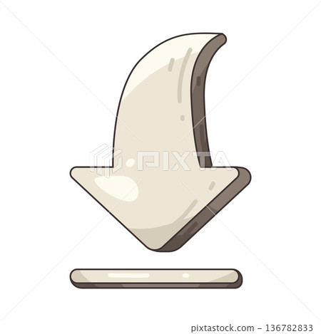 Illustration of download Illustration of download 136782833