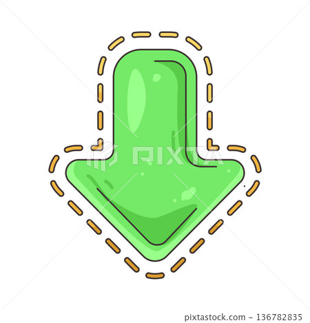 Illustration of download Illustration of download 136782835