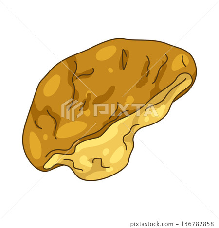 Illustration of Cookies filled with melted cheese 136782858
