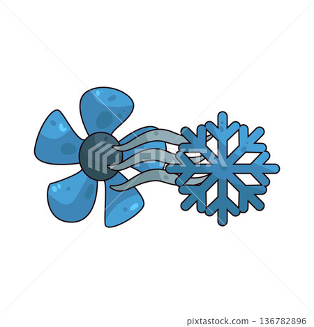 Illustration of Cooling system Illustration of Cooling system 136782896