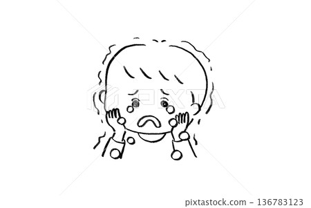 哭泣顫抖的男孩 哭泣顫抖的男孩 136783123