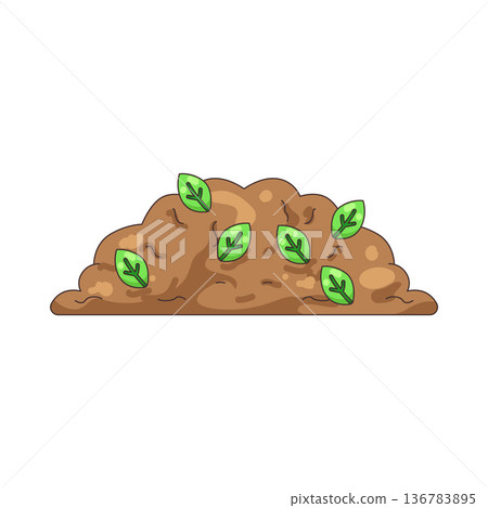 Illustration of Garden waste 136783895