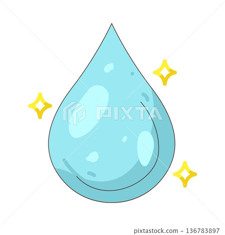 Illustration of clean water Illustration of clean water 136783897