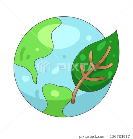 Illustration of earth 136783917