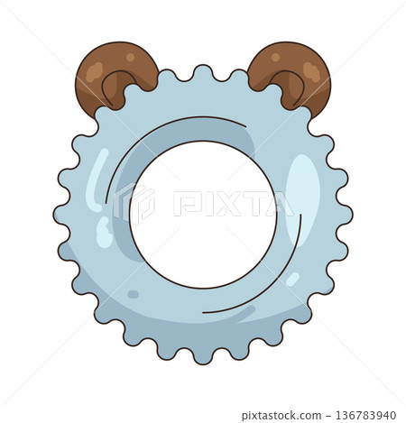 Illustration of teether 136783940