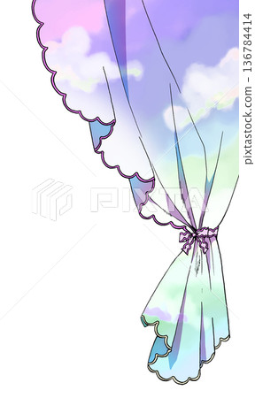 Dreamy Curtain Right Only 136784414