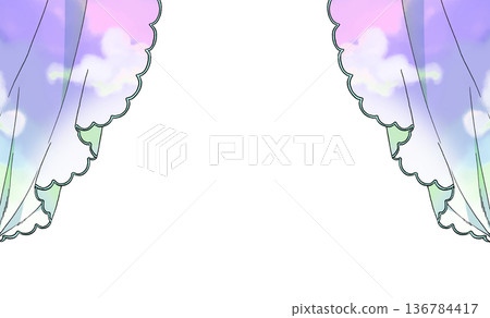 Dreamy Curtains (Left and Right) (without bottom) 136784417