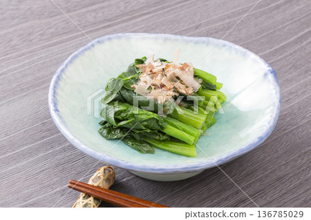 收縮菠菜ohitashi 收縮菠菜ohitashi 136785029