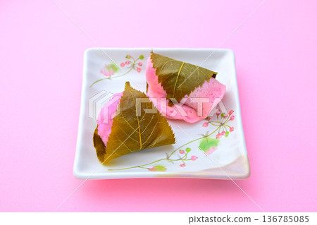 道明寺和櫻餅 道明寺和櫻餅 136785085