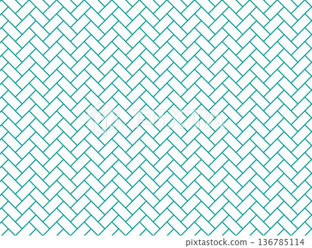 Blue-green cypress fence pattern background Blue-green cypress fence pattern background 136785114