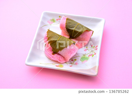 道明寺和櫻餅 道明寺和櫻餅 136785262