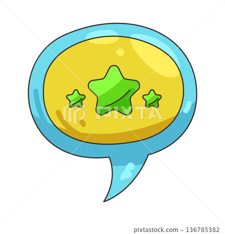 Illustration of star Illustration of star 136785382