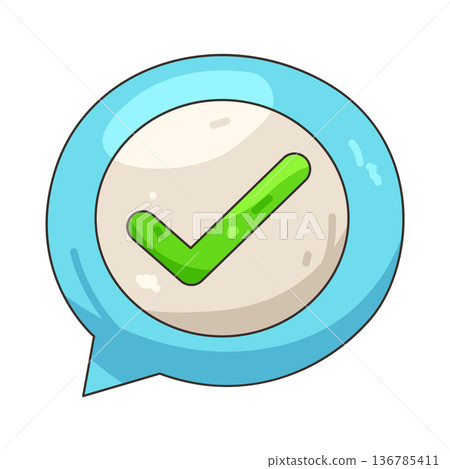 Illustration of check mark Illustration of check mark 136785411
