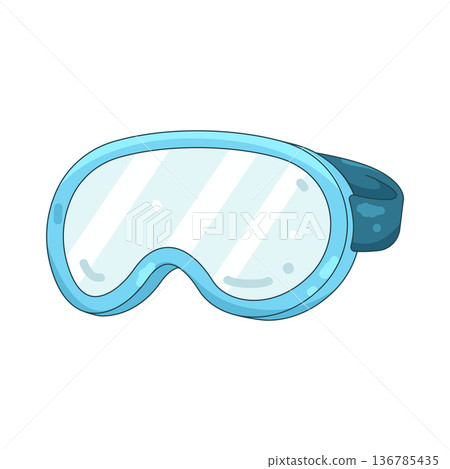 Illustration of Ski goggles Illustration of Ski goggles 136785435