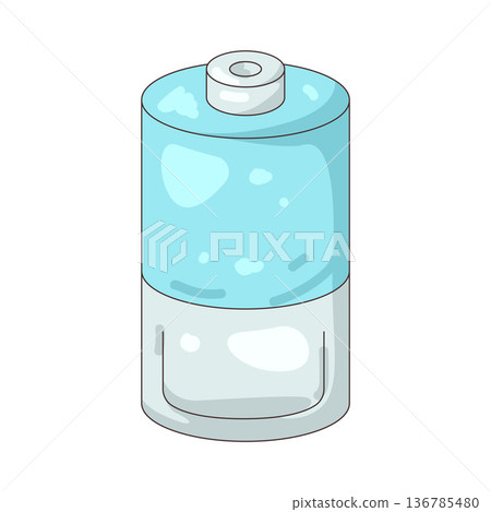 Illustration of battery 136785480