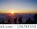 Sunrise seen from the summit of Mount Fuji 136785558