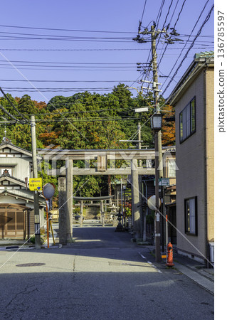 山形縣遊座町第一鳥居、長海山大物神社、吹浦口宮神社 136785597
