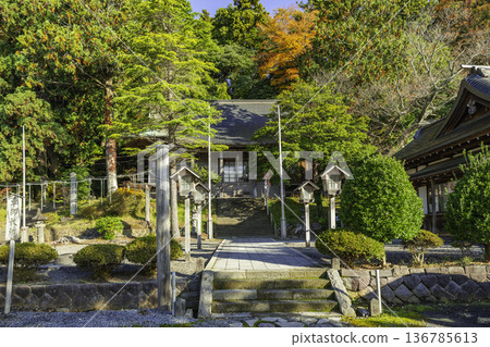 Chokaisan Omonokimi Shrine, Fukiuraguchinomiya, Lower Worship Hall, Yuza Town, Yamagata Prefecture Chokaisan Omonokimi Shrine, Fukiuraguchinomiya, Lower Worship Hall, Yuza Town, Yamagata Prefecture 136785613