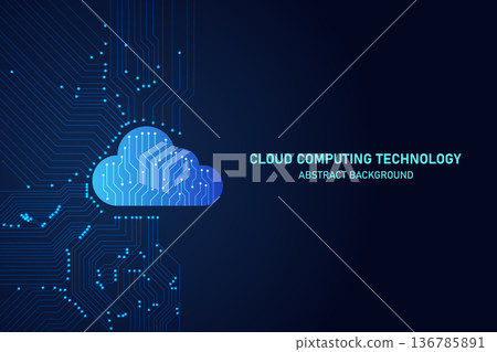 Cloud computing technology background Cloud computing technology background 136785891