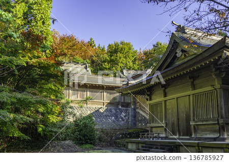 Chokaisan Omonokimi Shrine, Fukiuraguchinomiya, worship hall and main hall, Yuza Town, Yamagata Prefecture Chokaisan Omonokimi Shrine, Fukiuraguchinomiya, worship hall and main hall, Yuza Town, Yamagata Prefecture 136785927